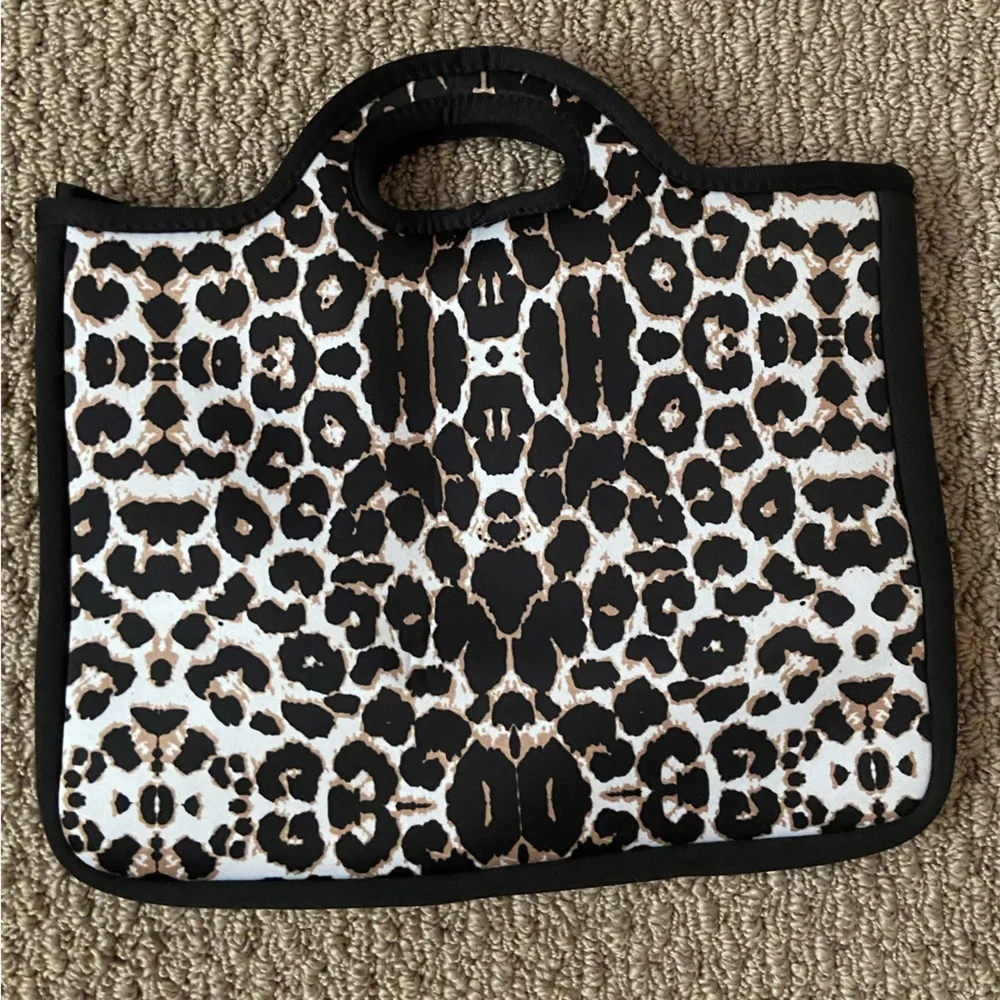 Leopard Print Tablet Carrying Case by Margaret Josephs
